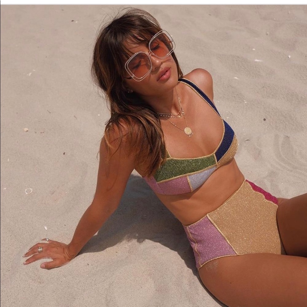 Harriet High Waist Patchwork bikini from It’s Juliet